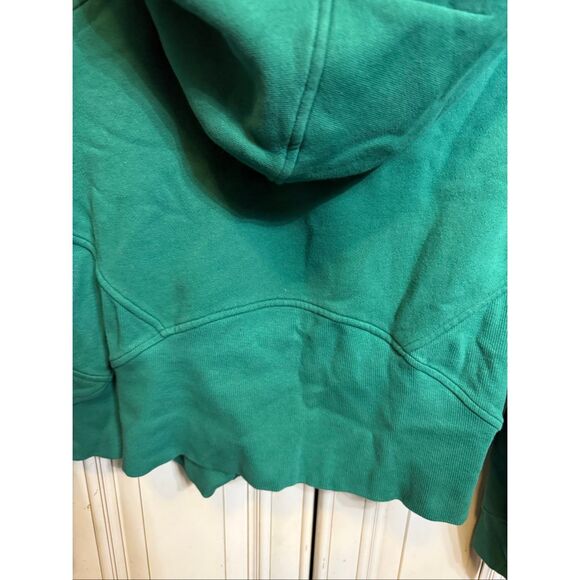 Lululemon Women's Full Zip Scuba Thumbhole Cropped Hoodie Storm Steal XS - Picture 4 of 10